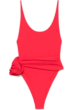 MAGDA BUTRYM Floral-appliqu?? swimsuit