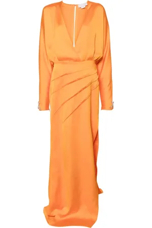 GENNY Logo-plaque maxi dress