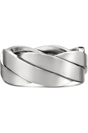 David Yurman Sterling DY Helios band ring (9mm)