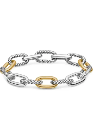 David Yurman 18kt yellow and sterling silver DY Madison chain bracelet (11mm)