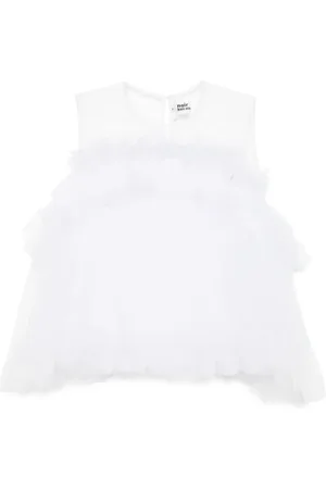 NOIR KEI NINOMIYA Tulle Ruffle blouse