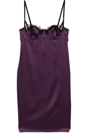 Kiki de Montparnasse Lace-trim satin nightdress