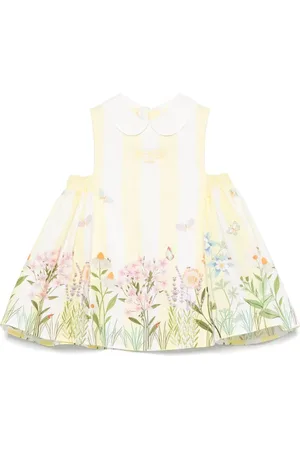 Fendi Embroidered-logo dress