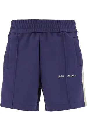 Palm Angels Logo-embroidered track shorts