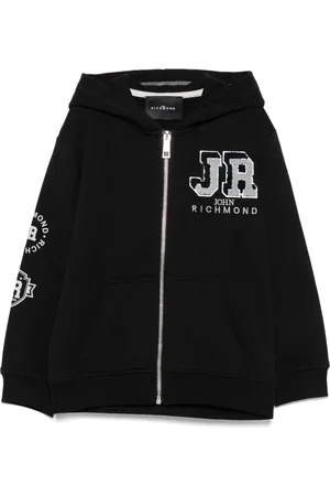 John Richmond Embroidered-logo hoodie