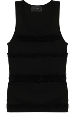 Simone Rocha Ruffled frilled tank top