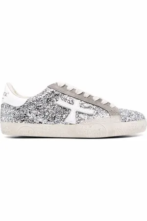Premiata Steven glitter-embellished sneakers