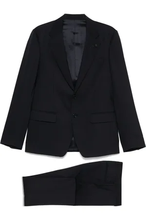 LARDINI Brooch-detail suit