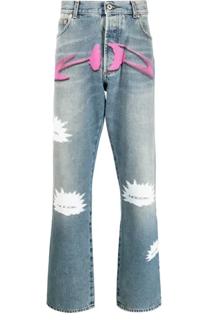 Heron Preston Logo-print straight-leg jeans