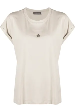 LORENA ANTONIAZZI Star-patch T-shirt