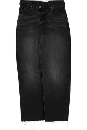 Reformation Mila denim maxi skirt