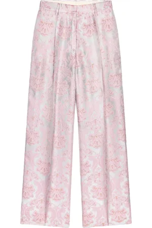 DRIES VAN NOTEN Jacquard trousers