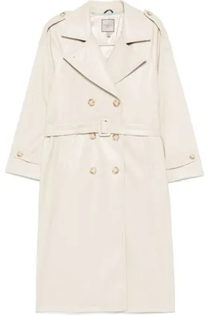 Urban Code Faux-leather trench coat