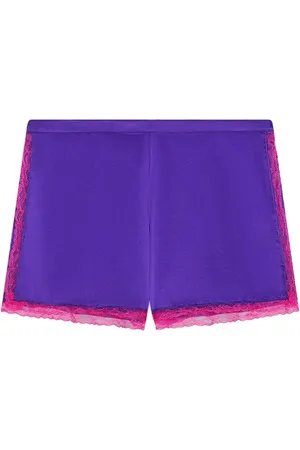 DRIES VAN NOTEN Satin mini shorts