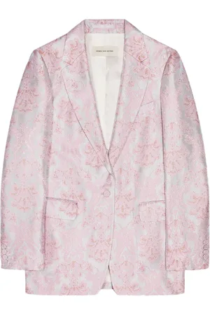 DRIES VAN NOTEN Floral-print blazer