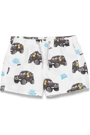 MC2 SAINT BARTH X CryptoPuppets Jean swim shorts