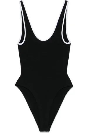 Hunza G Faye crinkle swimsuit