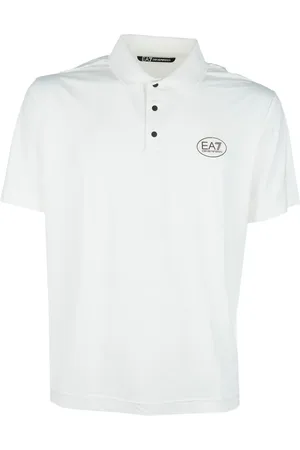 EA7 Logo-print polo shirt