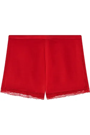 DRIES VAN NOTEN Satin mini shorts
