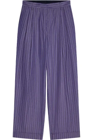 DRIES VAN NOTEN Striped trousers