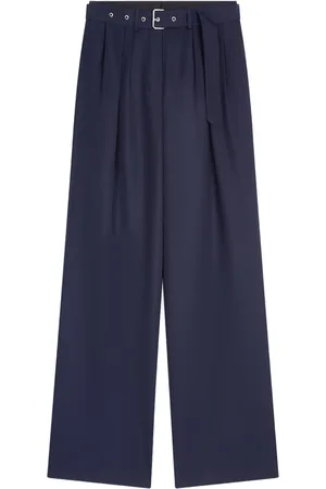 DRIES VAN NOTEN Pleat-detailing trousers