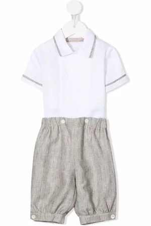 LA STUPENDERIA Pinestripe-print set
