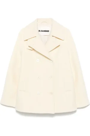 Jil Sander Double-breasted wool peacoat