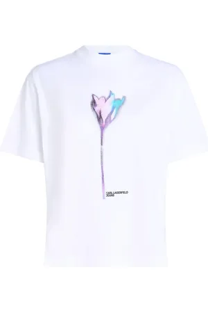 Karl Lagerfeld Flower-print T-shirt