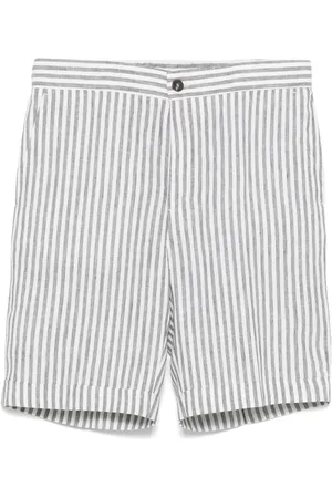 PESERICO SIGN Striped shorts