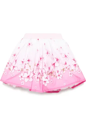 MONNALISA Floral-print skirt