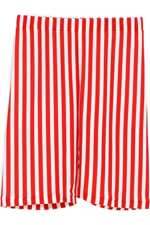 Duran Lantink Asymmetric striped shorts
