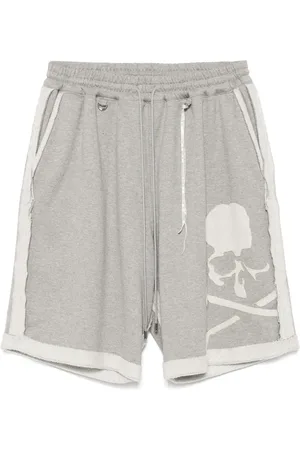 MASTERMIND Cut-off track shorts