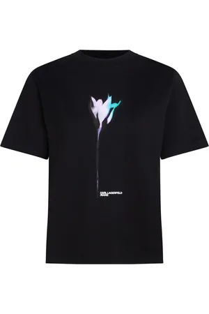 Karl Lagerfeld Flower-print T-shirt