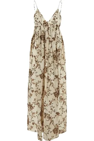 UMA WANG Floral-print midi dress