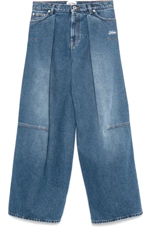 Jean Paul Gaultier Logo-embroidered jeans