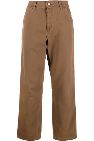 Carhartt Logo-patch straight-leg trousers