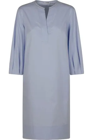 PESERICO SIGN Crop-sleeve tunic dress