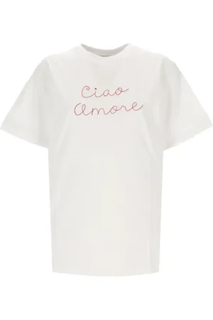GIADA BENINCASA Embroidered-slogan T-shirt