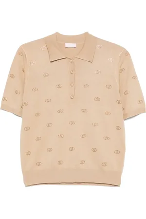 Liu Jo Logo-embellished polo top