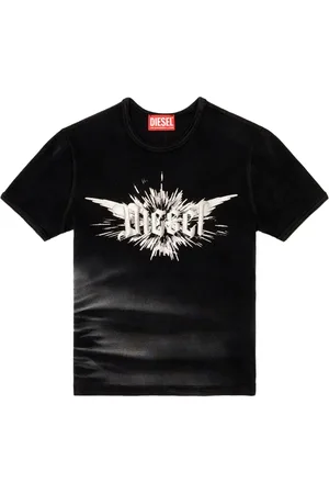 Diesel T-Ele-Long P2 graphic logo T-shirt