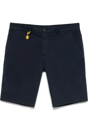 Manuel Ritz Logo-appliqué shorts