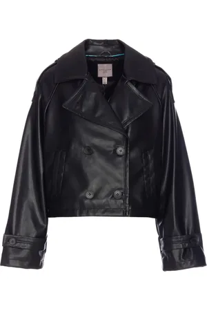 Urban Code Double-breasted faux-leather jacket