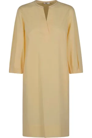 PESERICO SIGN Crop-sleeve tunic dress