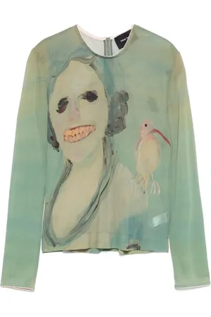 Simone Rocha Lady With A Bird top