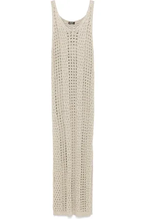 Liu Jo Open-knit maxi dress