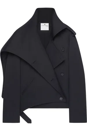 Courrèges Short oblique trench coat