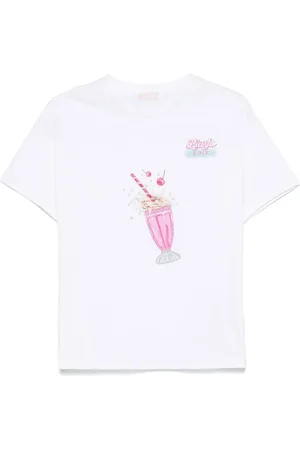 Liu Jo Rhinestone-embellished printed T-shirt