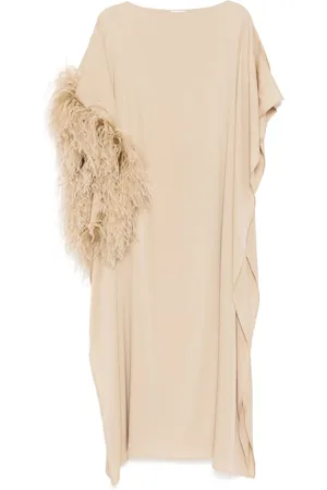 Salvatore Ferragamo Faux-fur detail dress