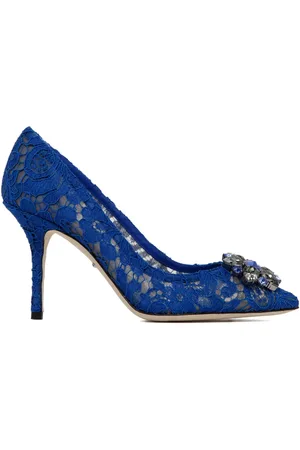 Dolce & Gabbana Rainbow Lace 90mm brooch-detail pumps
