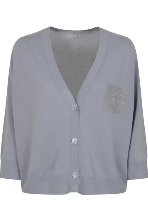 PESERICO SIGN Sparkling pocket cardigan